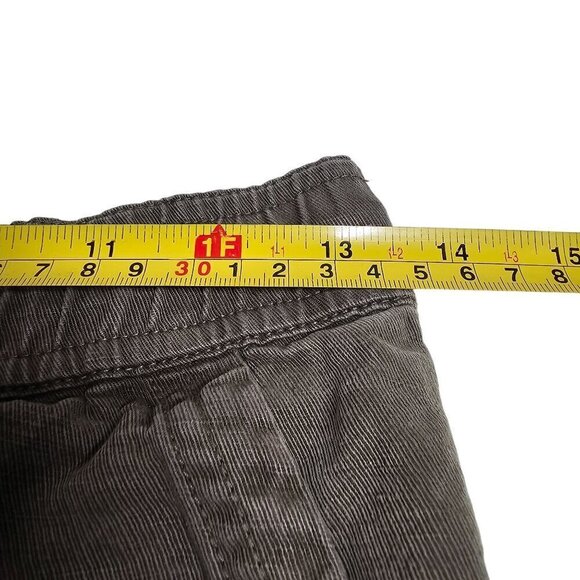 Marine Layer Pull On Crop Tapered‎ Leg Jogger Pants Linen Blend Olive Green XS - Picture 6 of 9